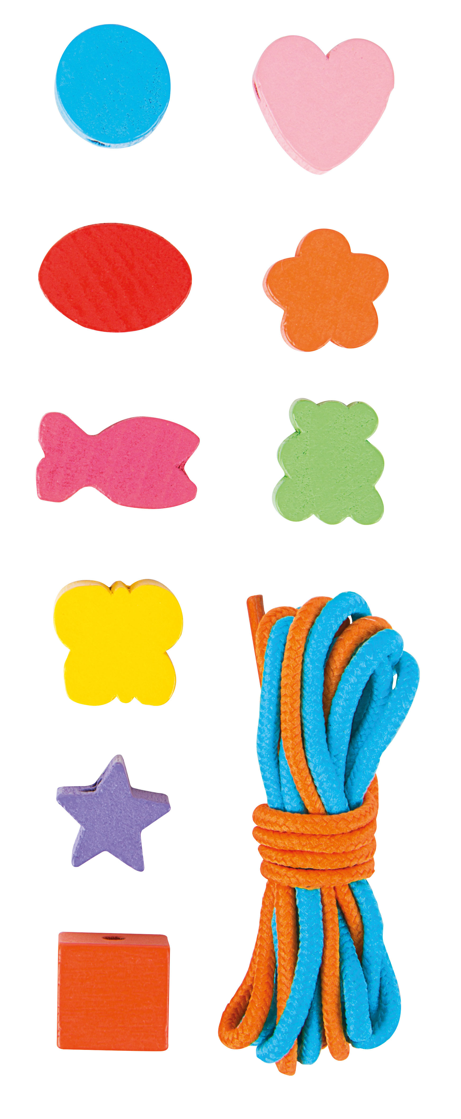 Bunte fädel Ketten zum selber machen