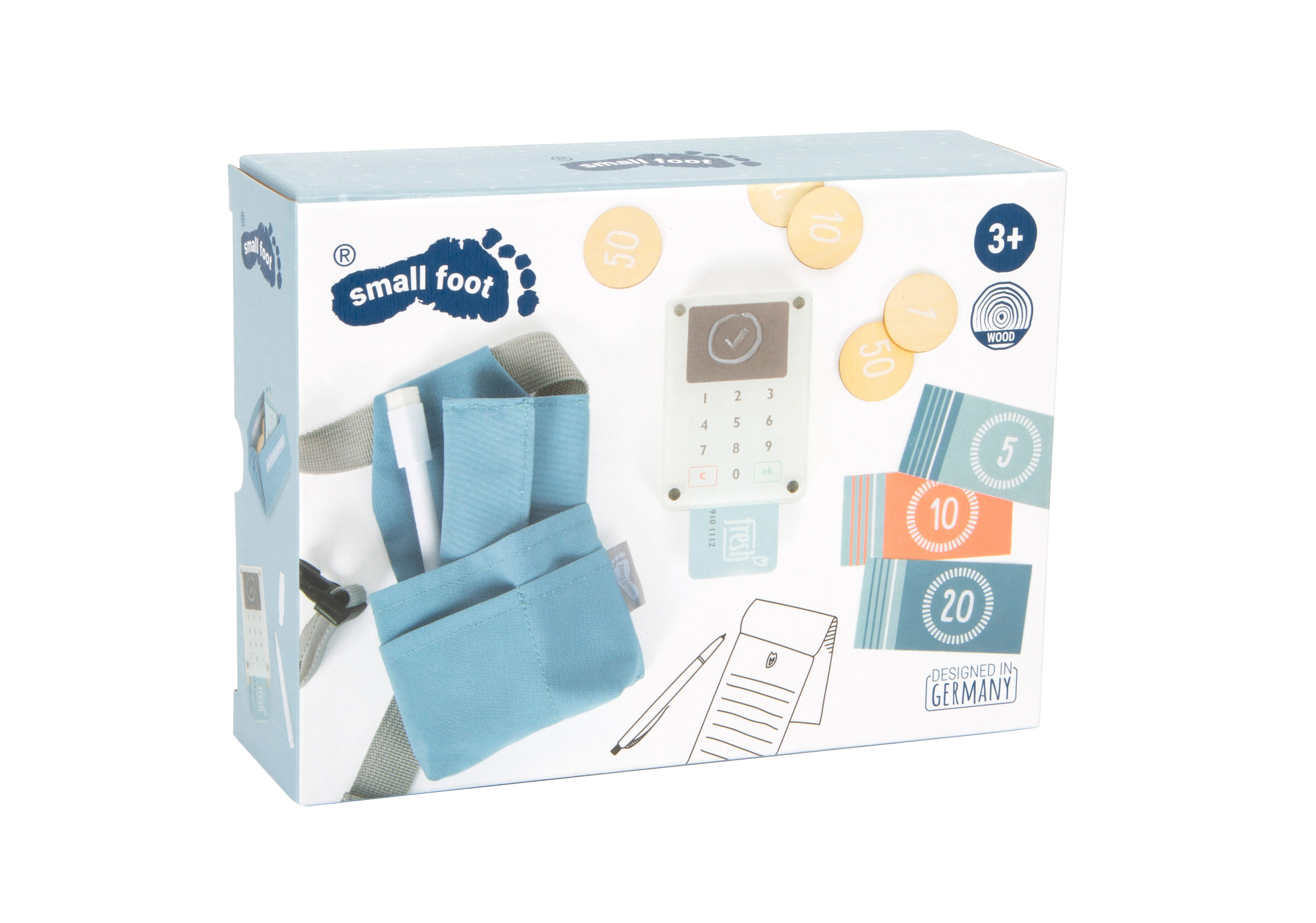 Verpackung von Kellner-Spielset für Kinder