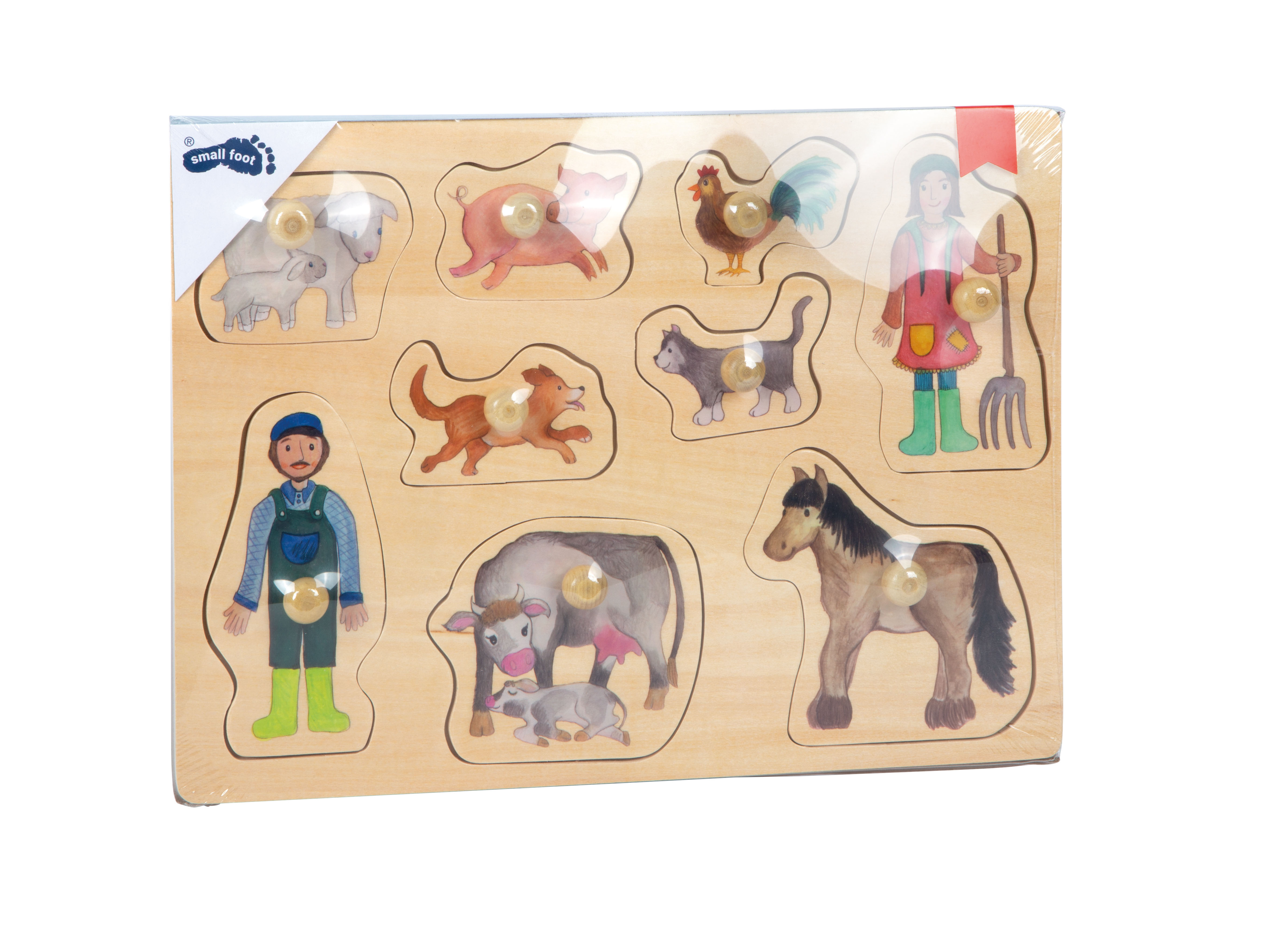 Setzpuzzle Bauernhof & Landleben für Kinder