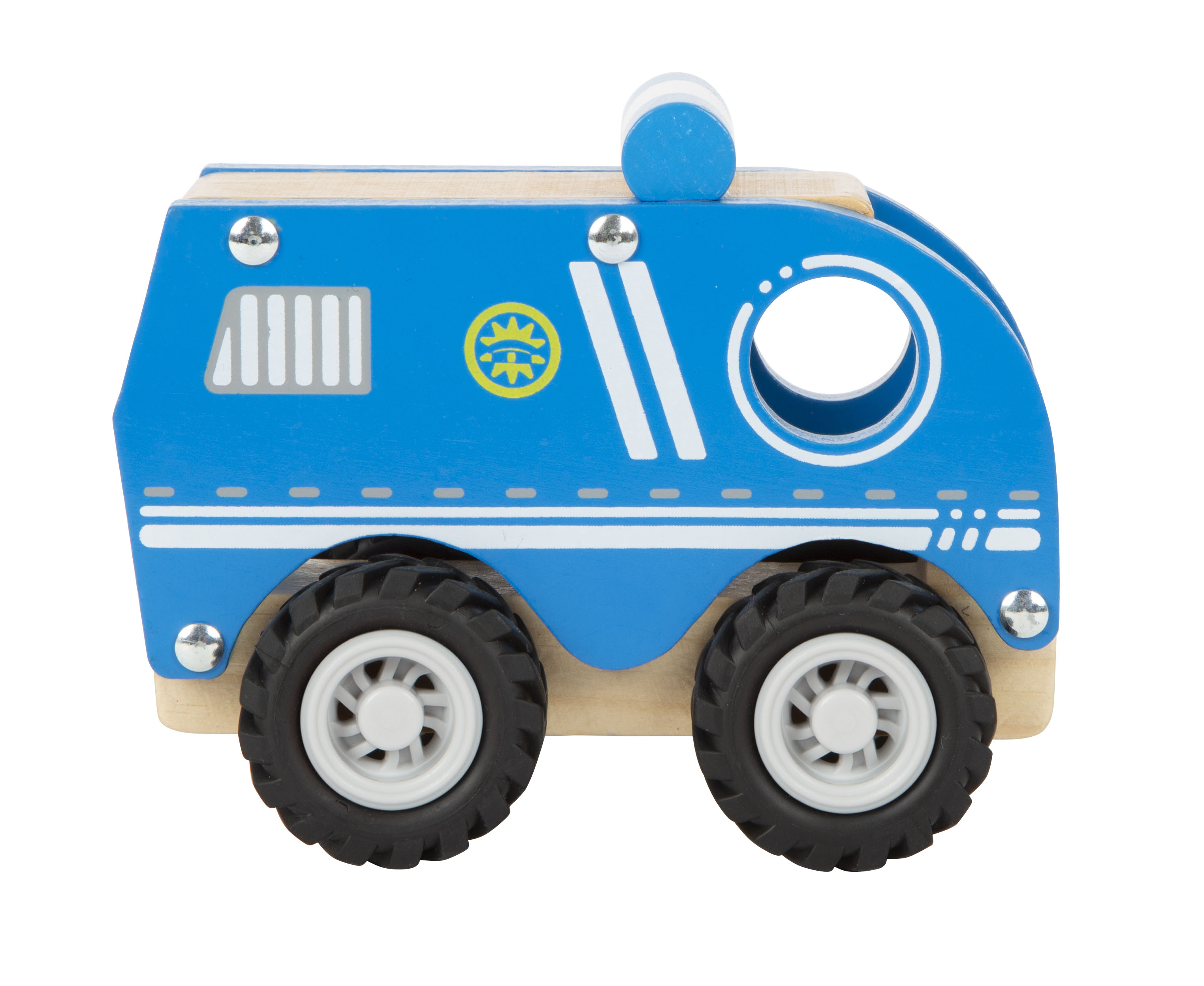 Holzwagen, Spielzeugauto, Blau, Vier Räder, Holzspielzeug