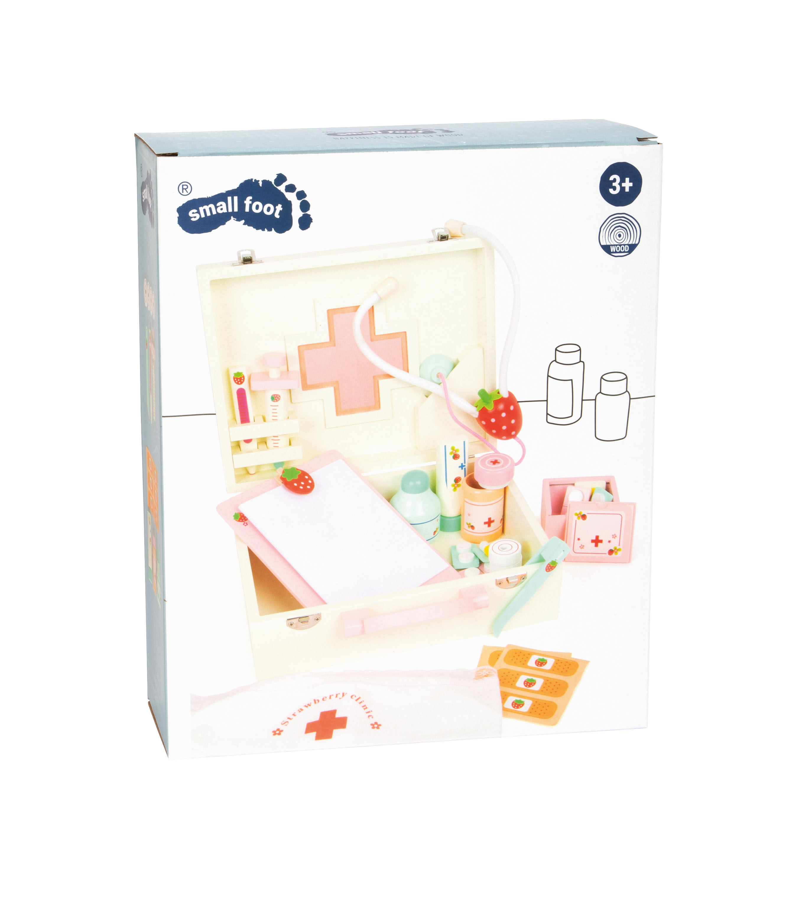 Arztkoffer aus Holz für Kinder