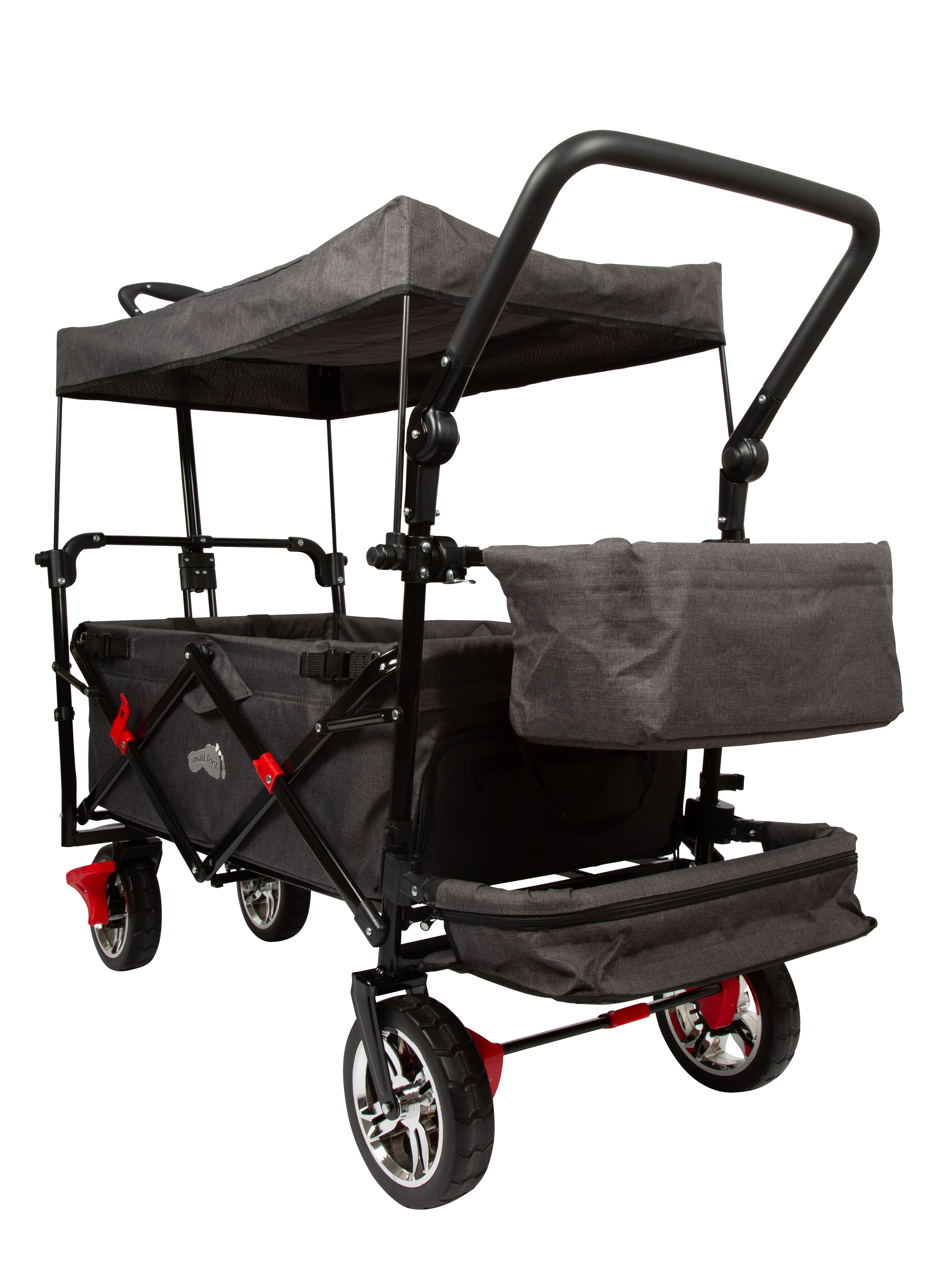 Bollerwagen mit Dach und Stauraumtasche