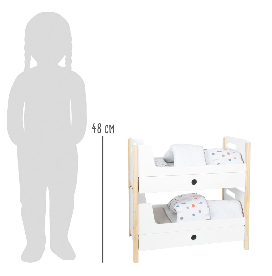 Puppenhochbett „Little Button“ für Kinder