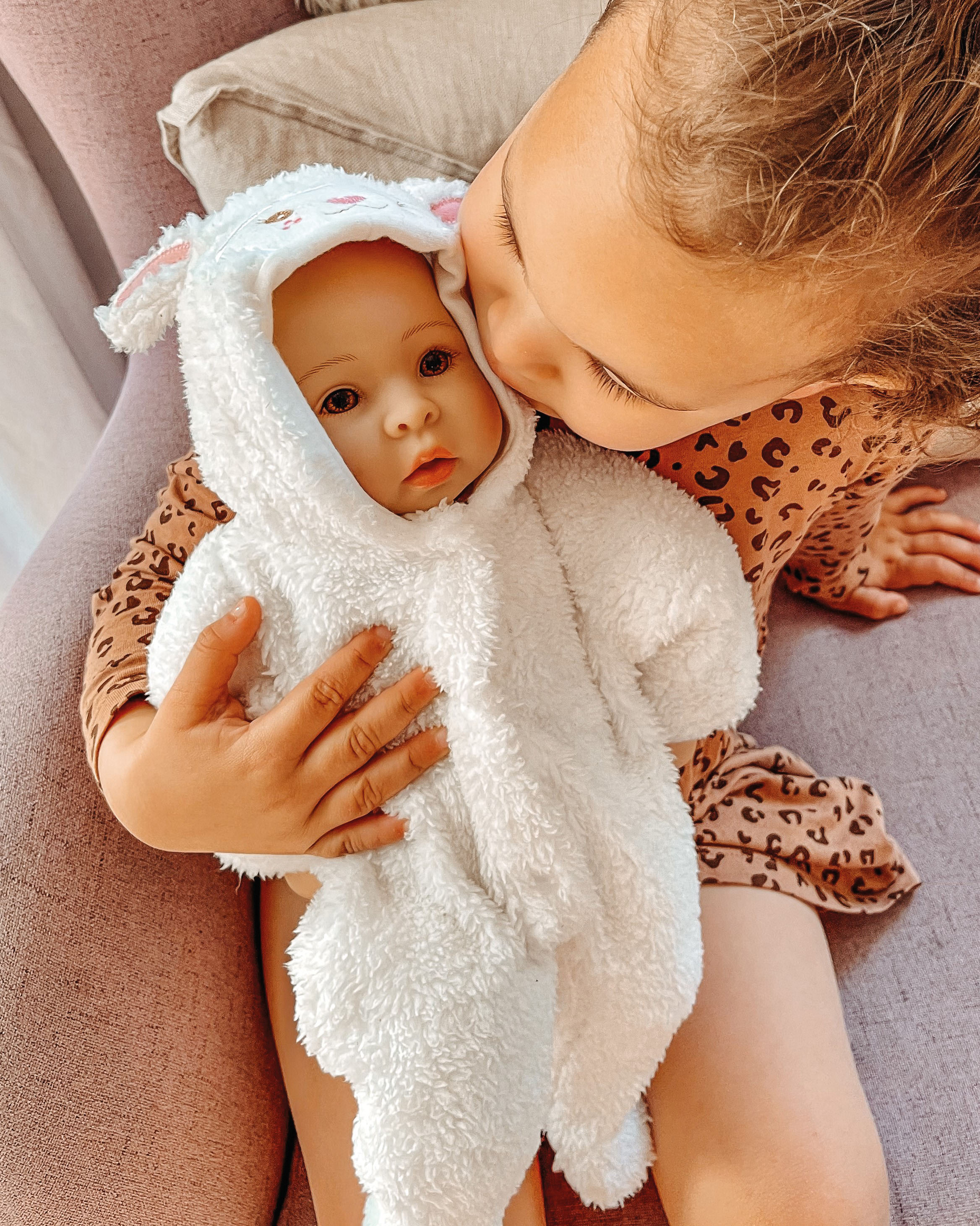 Babypuppe Lämmchen für Kinder