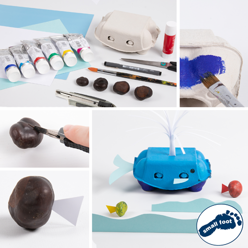 DIY Wal aus Eierpackungen