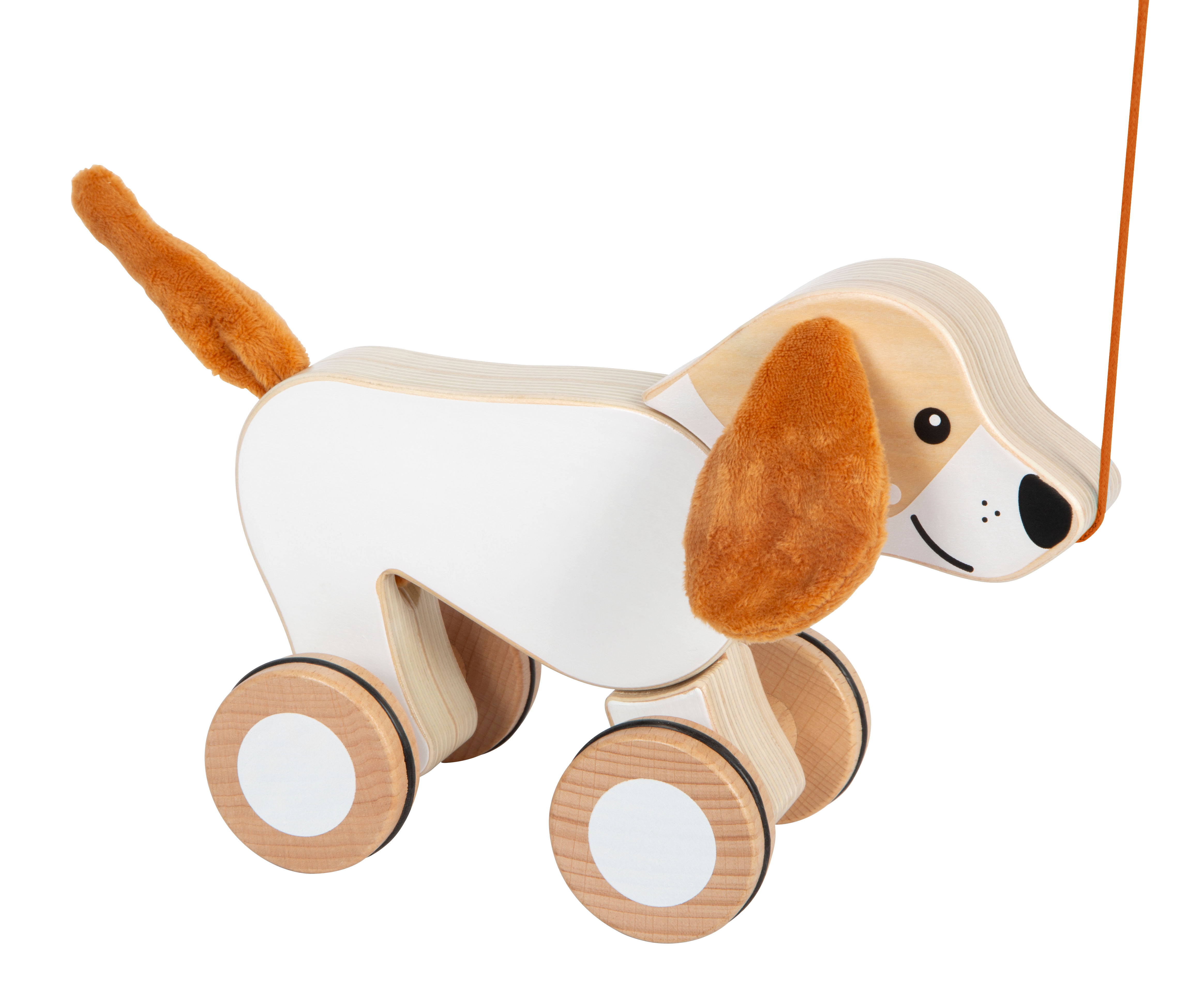 Nachziehtier Hund beweglicher Kopf oben