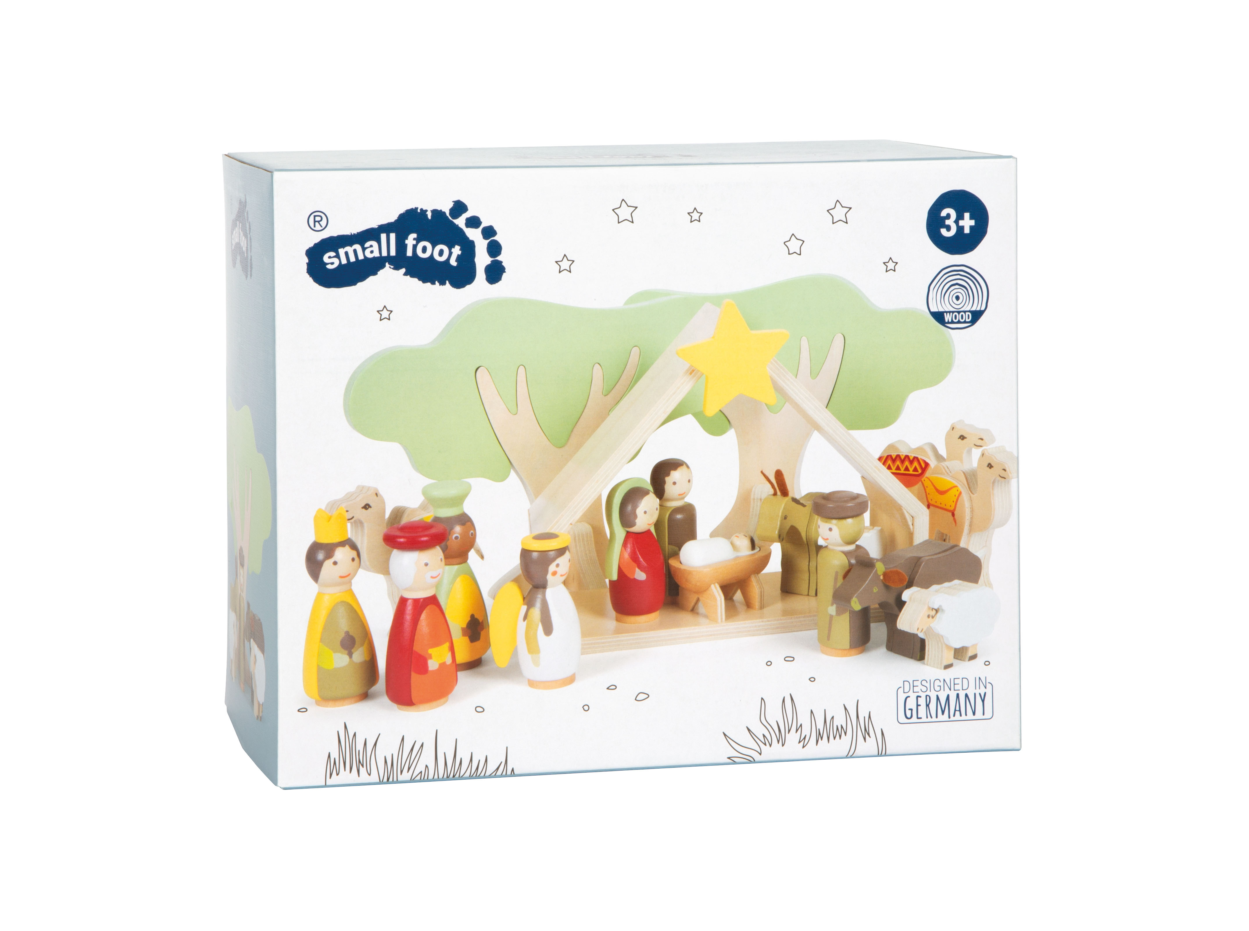 Spielset Weihnachtskrippe für Kinder