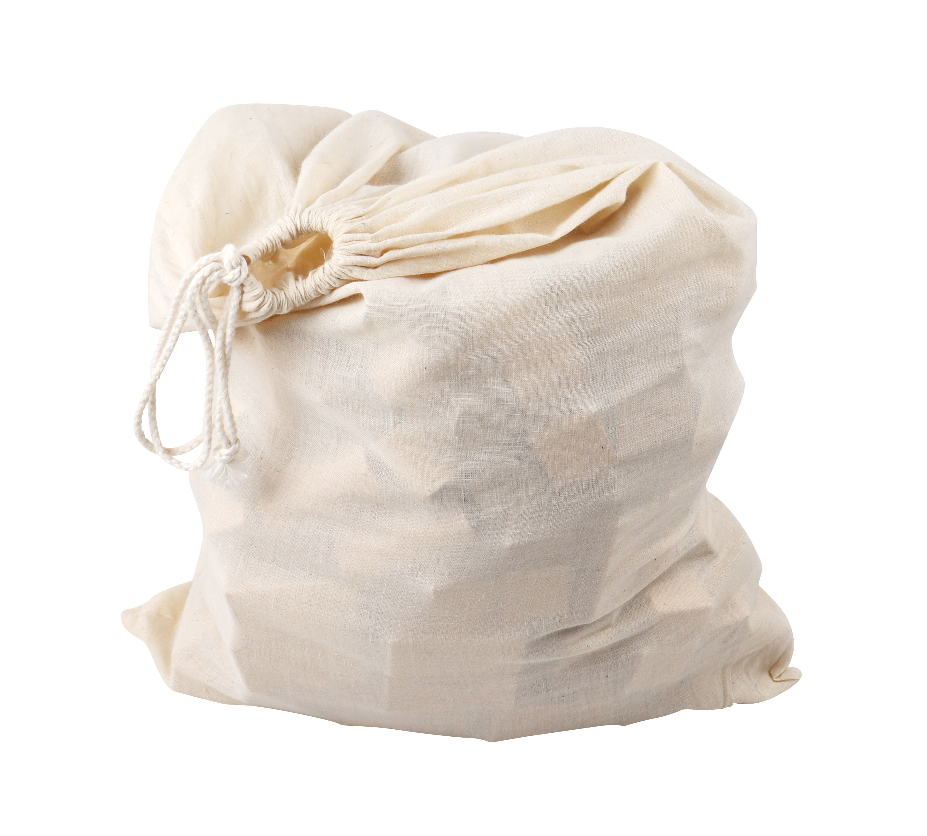 Stoffbeutel zum sichernen Verstauen der Bauklötze