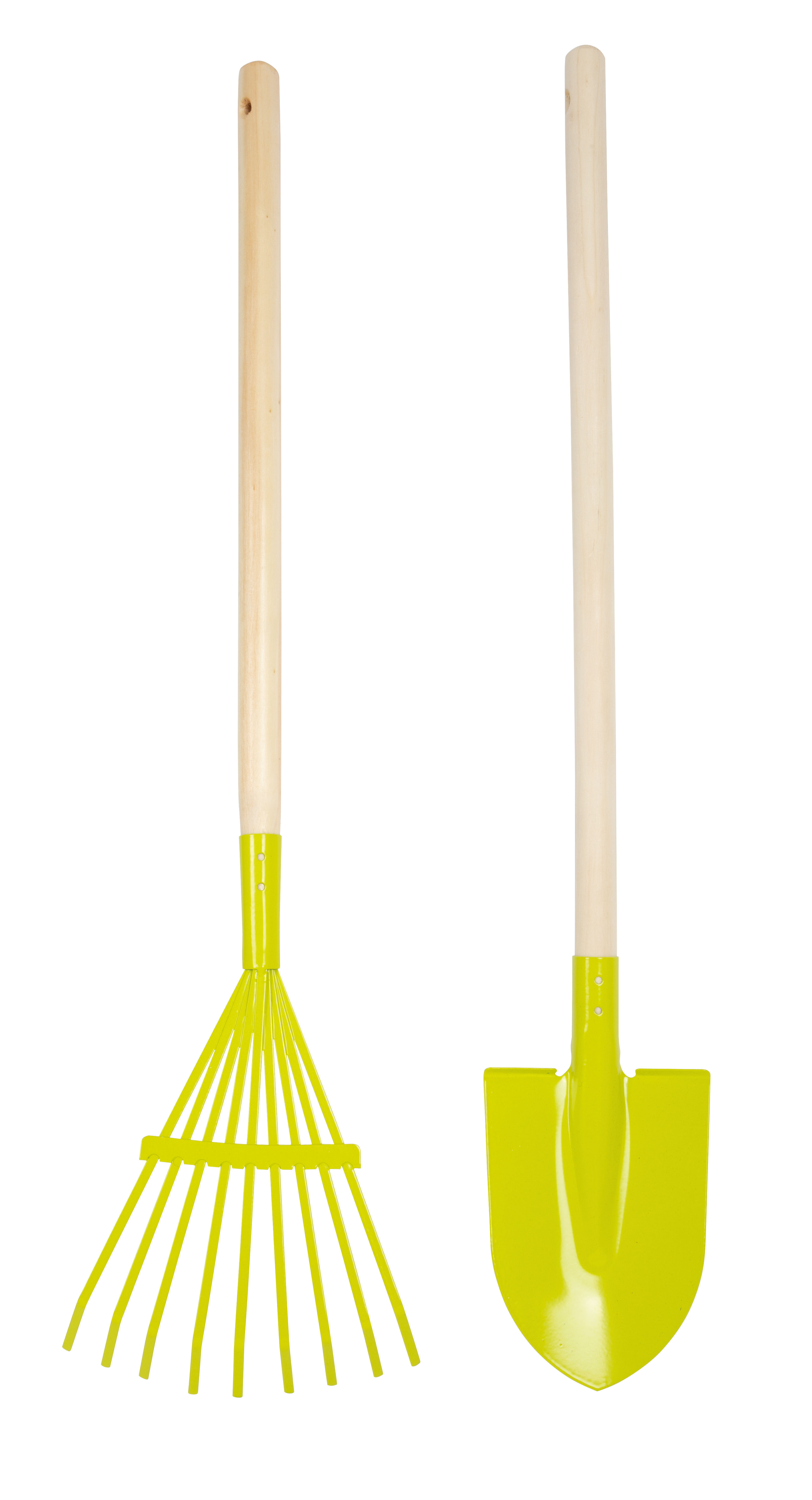 Schubkarre mit Gartenwerkzeug für Kinder