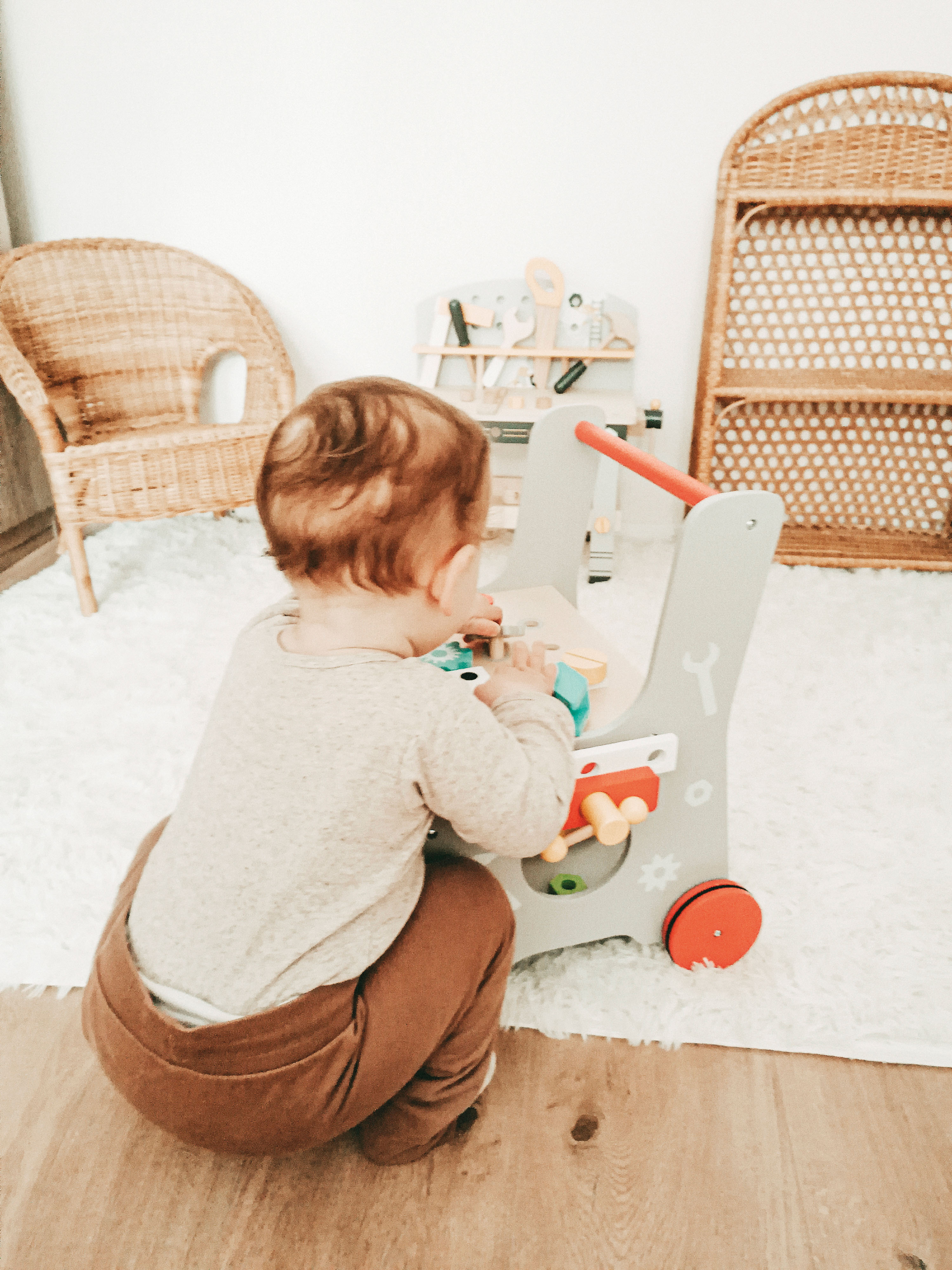 Lauflernwagen Werkzeug für Kinder