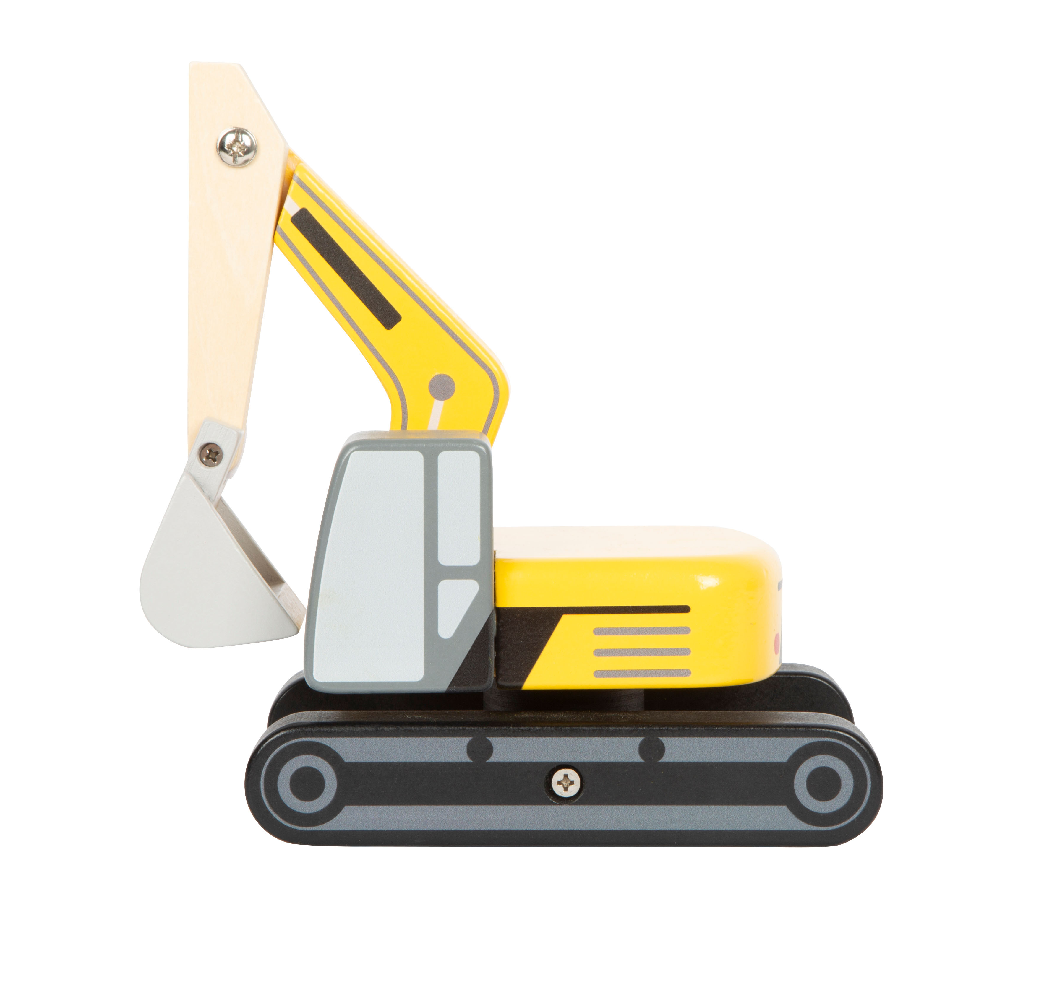 Profilansicht Bagger Schaufel links