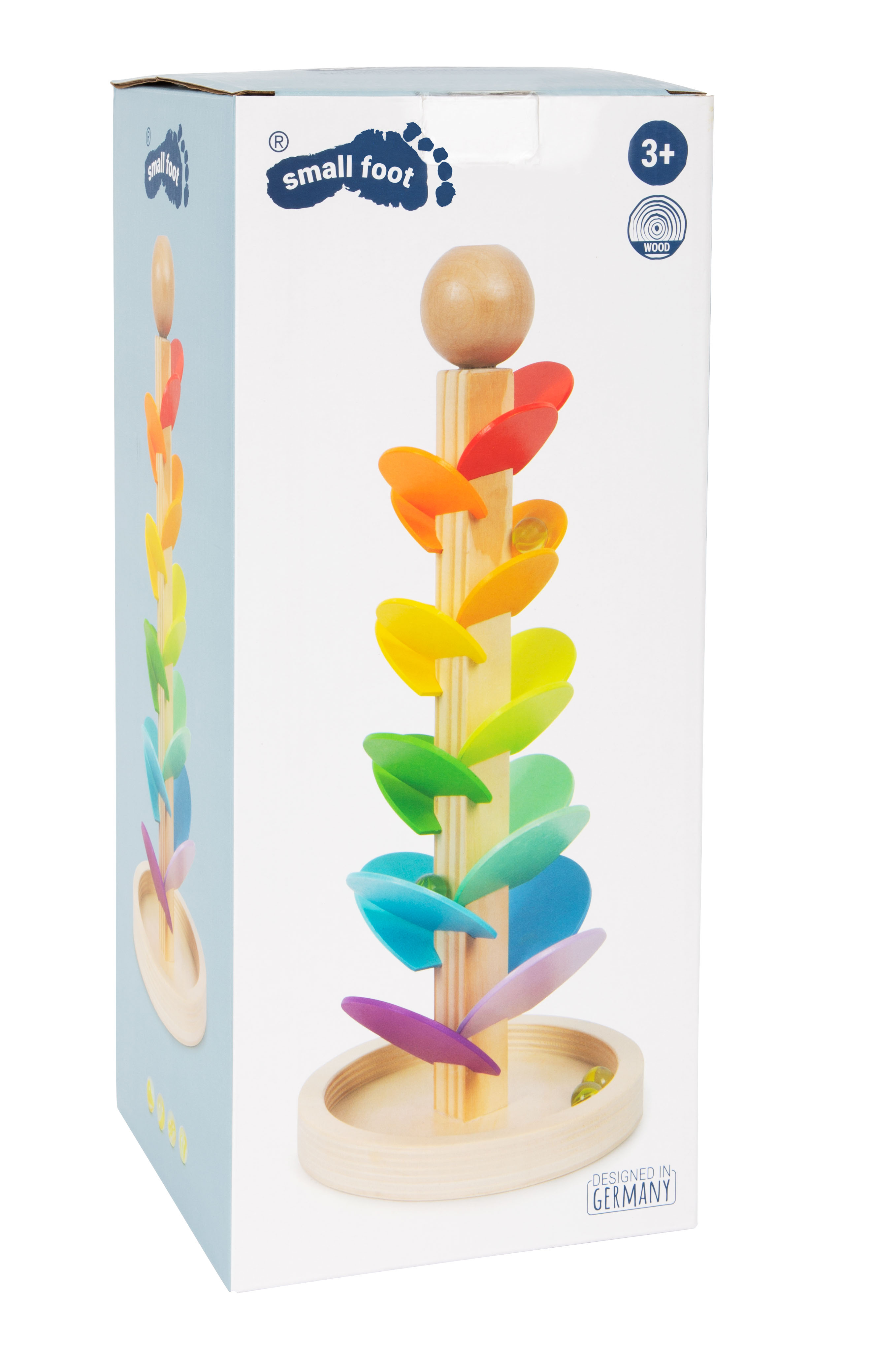 Verpackung Klang Murmelbahn Regenbogen