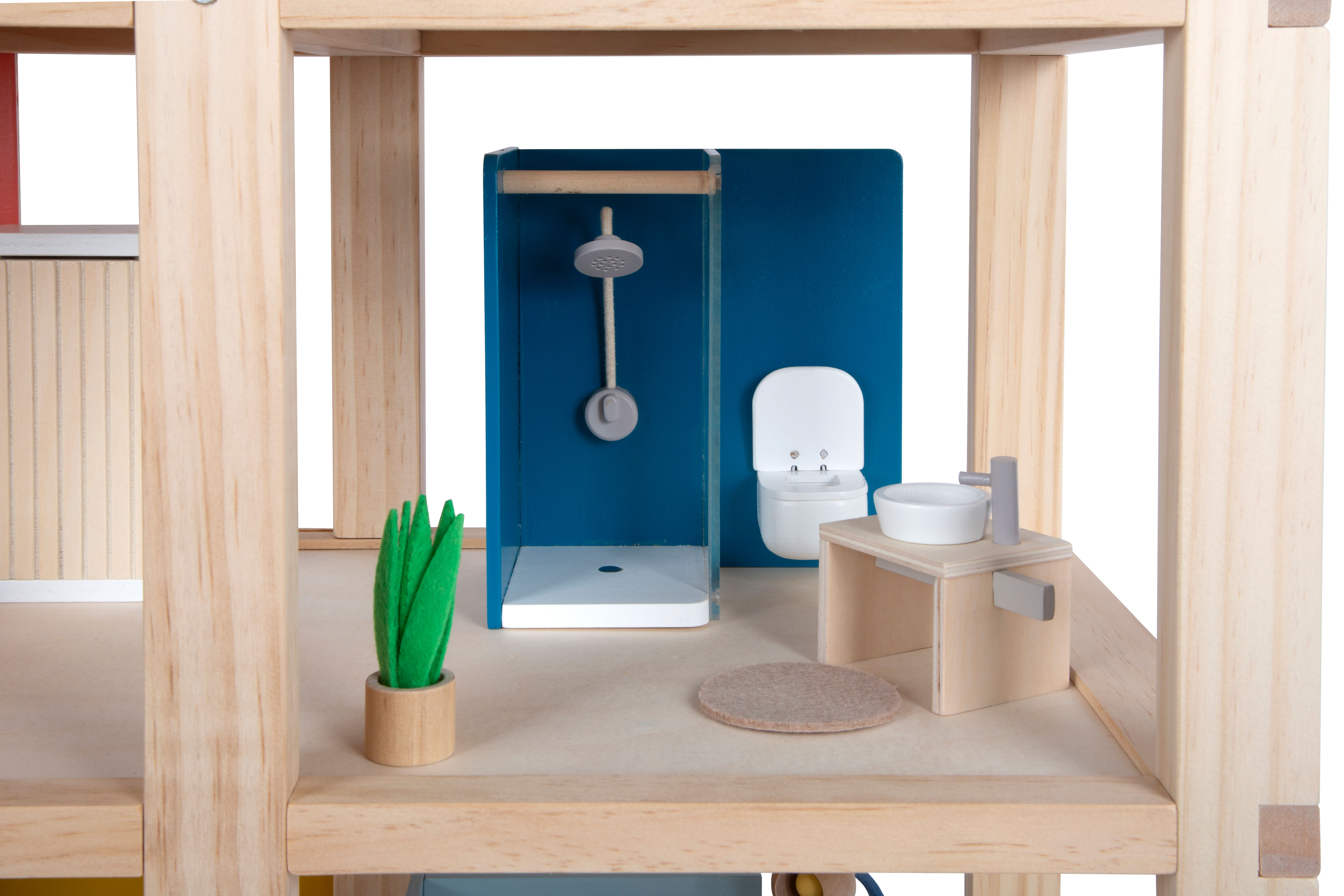 Puppenhaus Schlafzimmer mit Möbeln