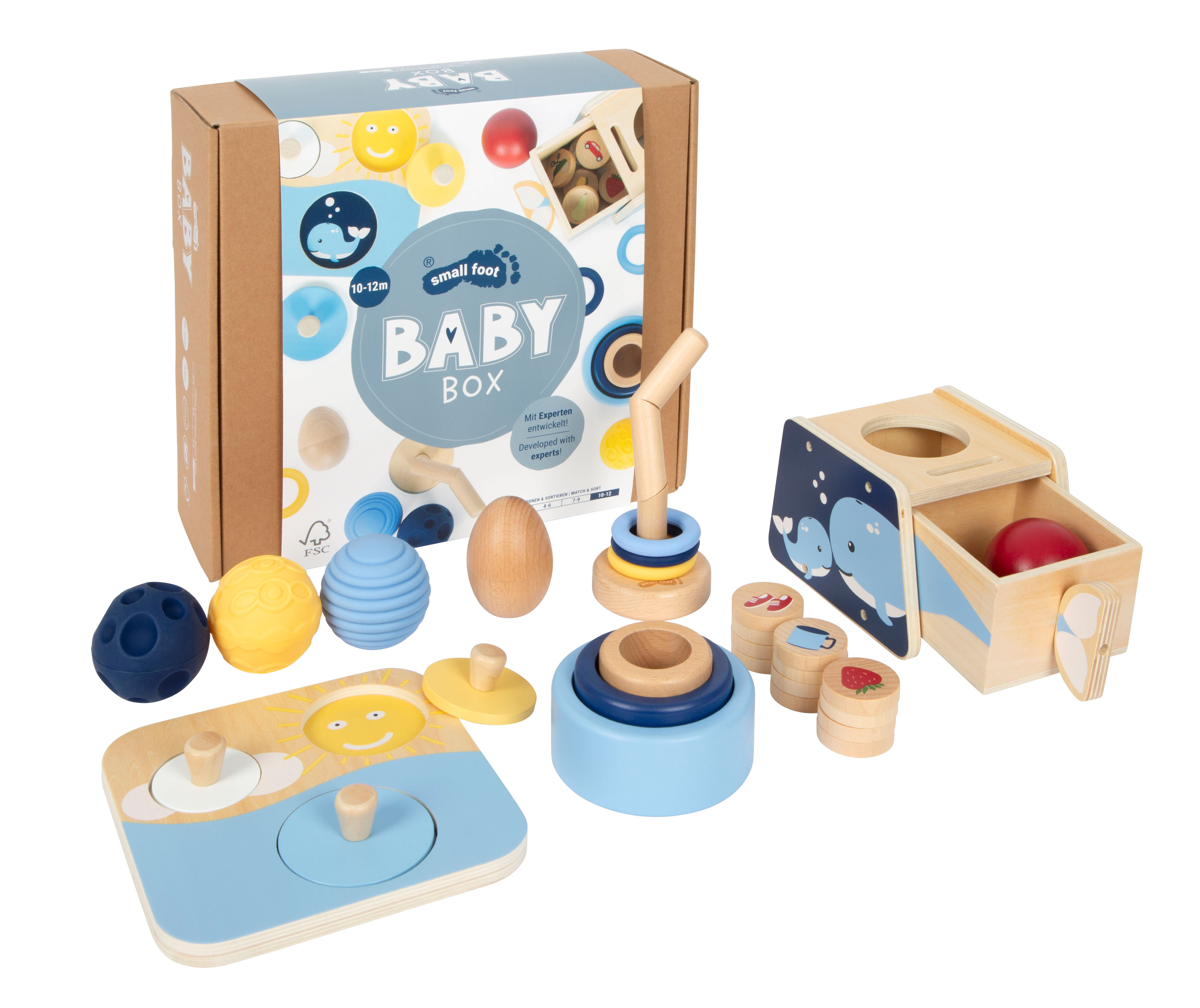 Babyspielzeug, Holzspielzeug, Stapelringe, Rhythmusrad, Puzzles zum Zuordnen
