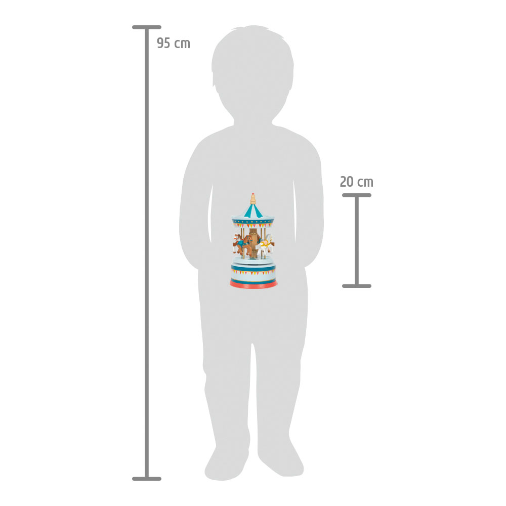 Spieluhr Pferdekarussell Zirkus für Kinder