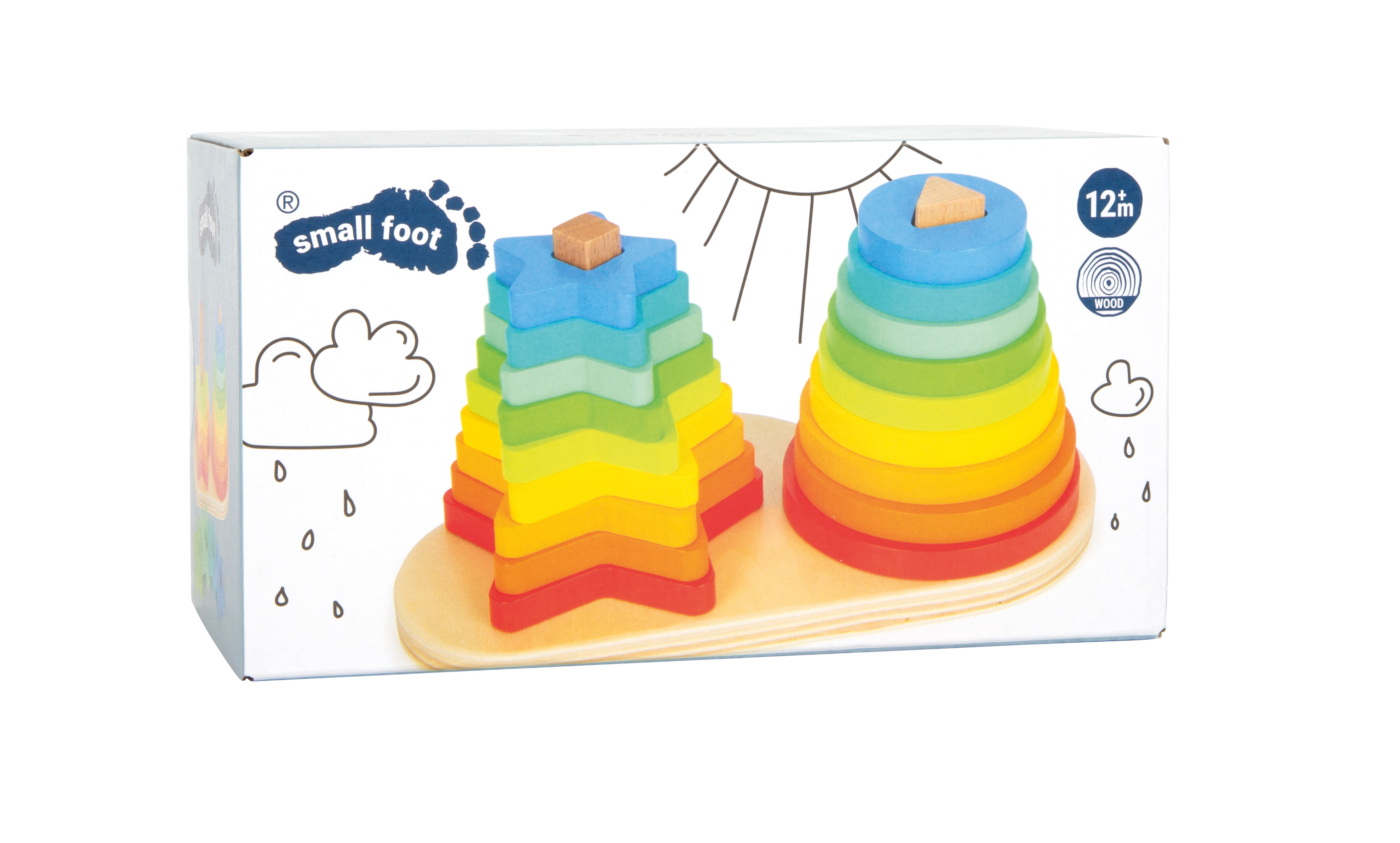 Steckspiel Regenbogen für Kinder