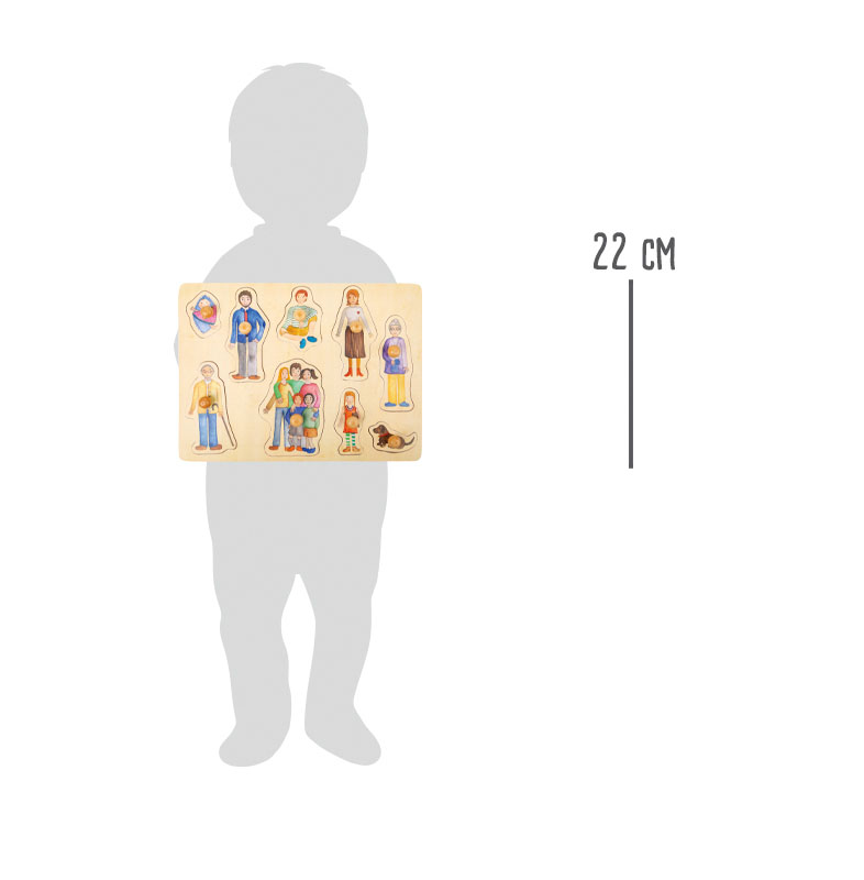 Setzpuzzle Familie und Freunde für Kinder