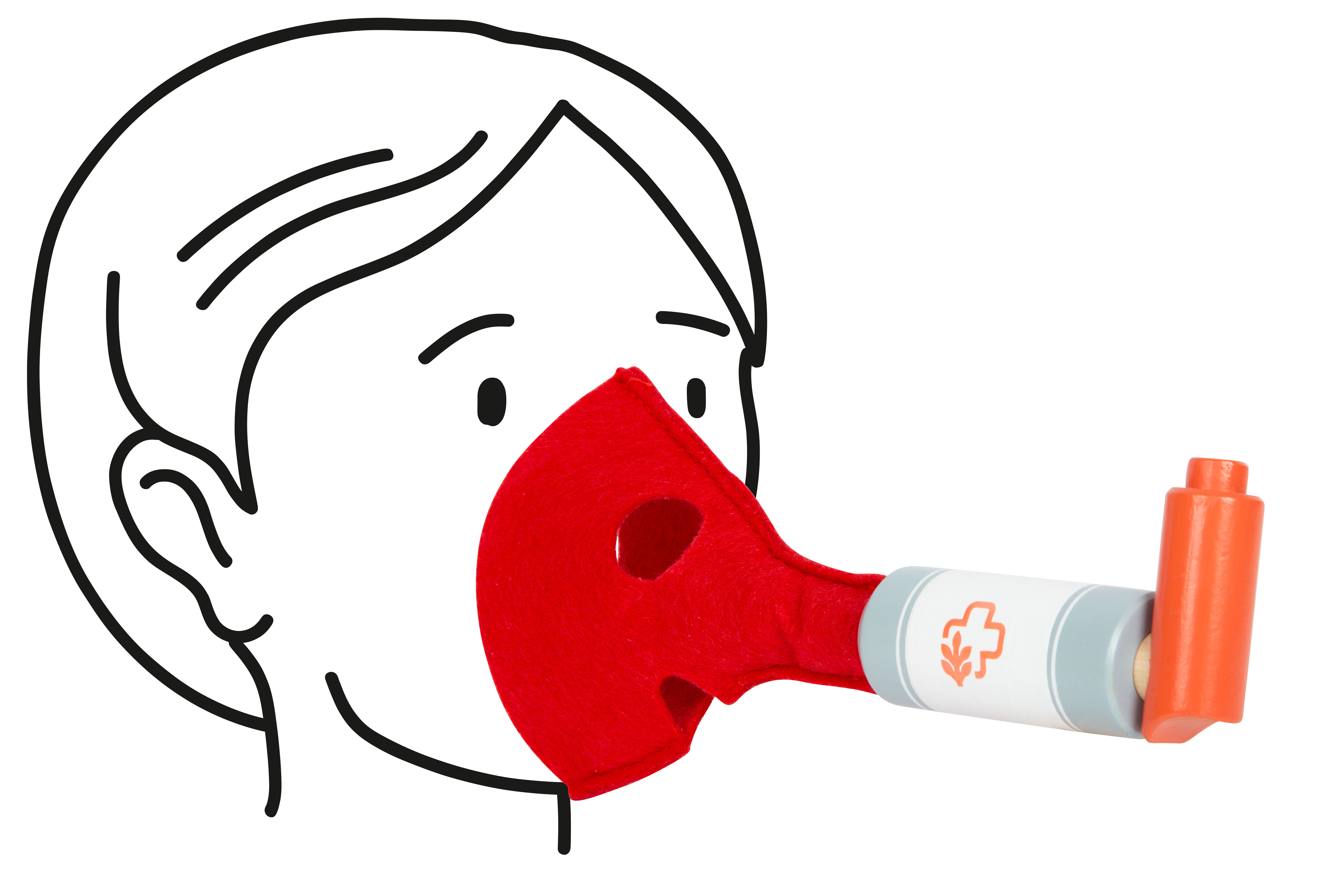 Notarzttasche mit Inhalator