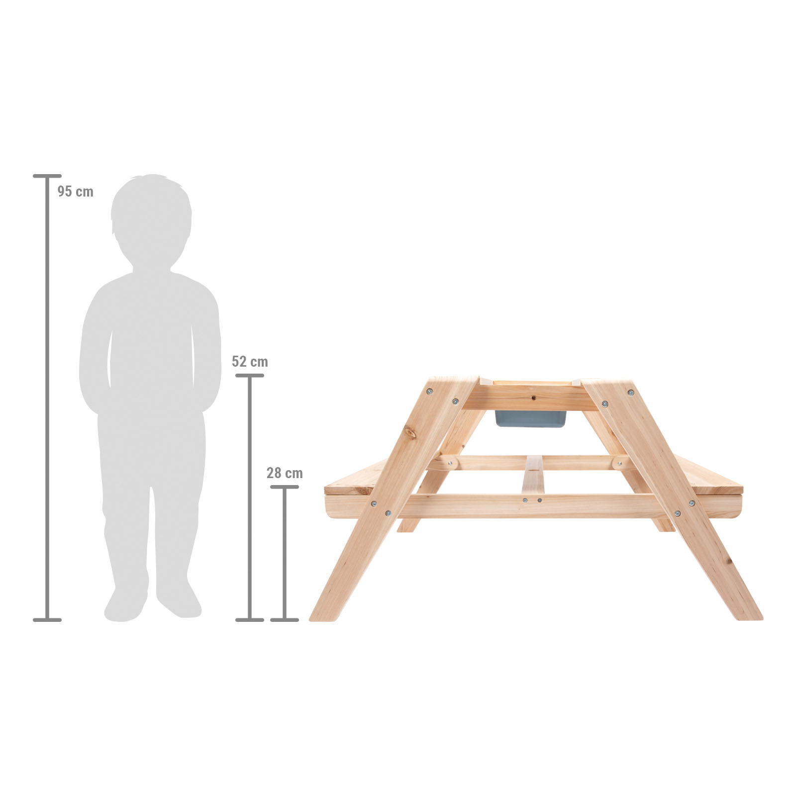 Kindersitzgruppe Matschtisch für Kinder