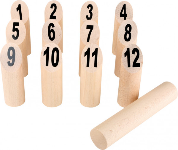 Wikingerspiel Kubb Nummern