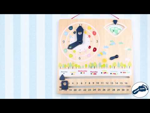 Horloge éducative avec calendrier "Educate"