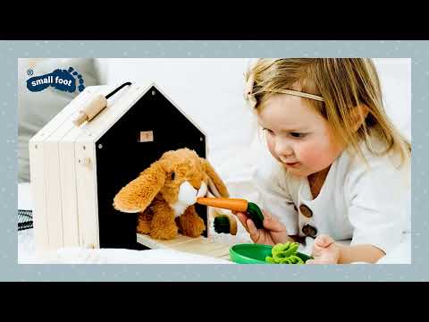 Clapier à lapin avec enclos